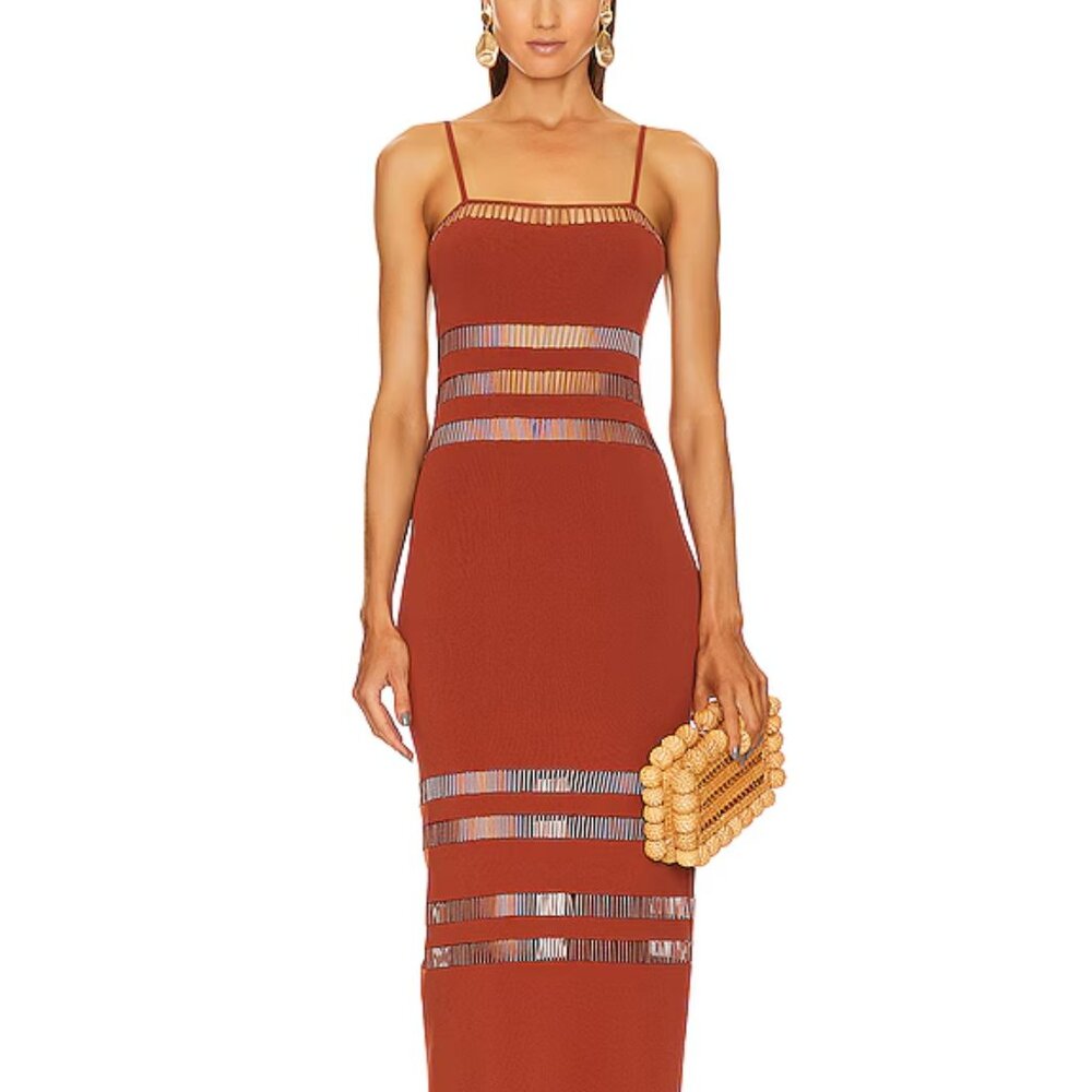 Cult Gaia Olitan Dress - Tannin